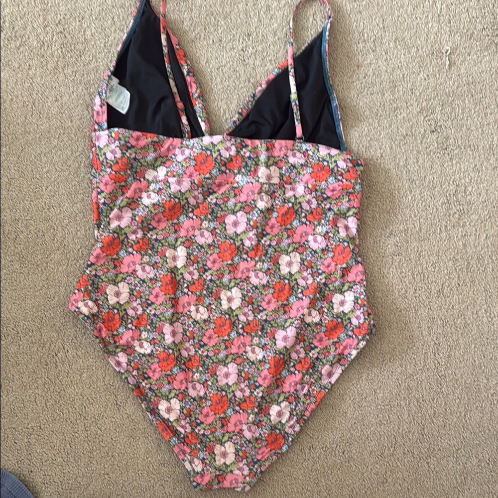 J crew liberty Floral One-Piece Swimsuit - Picture 3 of 3